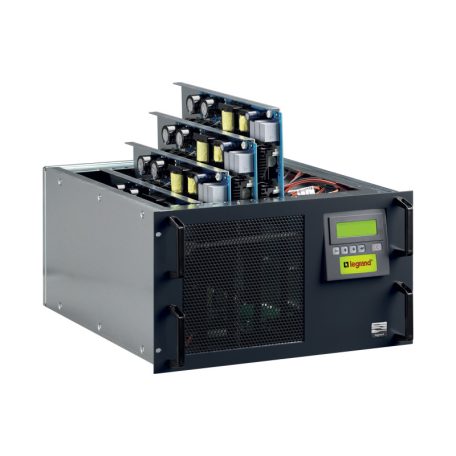 (310379) MEGALINE 1,25kVA 13 perc áthidalási idovel, rack-be szerelheto, on-line, kettos konverziós UPS