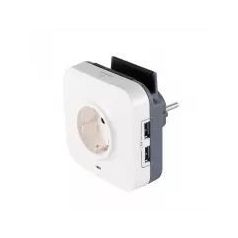   (694671) LEGRAND  túlfeszültségvédo csatlakozóaljzat 2P+F, 2xUSB IN/OUT