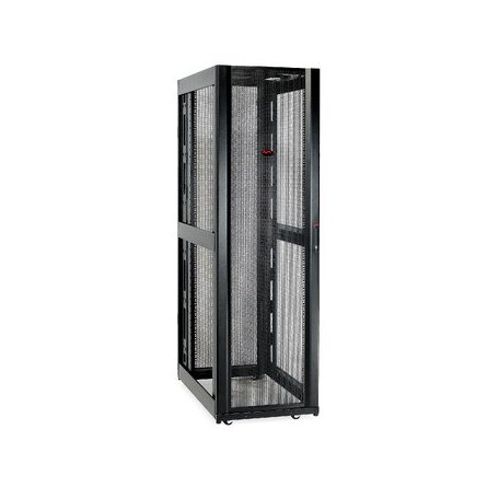 (AR3107) NetShelter SX 48U 600mm x 1070mm szerver rackszekrény, fekete oldalakkal
