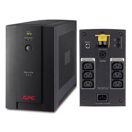 (BX1100CI-GR) BACK-UPS 1100VA, négyszögjeles, AVR, komm. nélkül