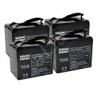 (RBC14) Akkupack 4x 12V 75Ah SMARTCELLXR-be