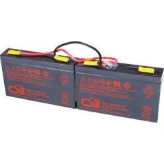 (RBC18S) Akkupack 2 x 6V 9Ah utángyártva SOS UPS által