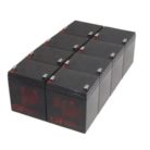 (RBC43) Akkupack 8x12V 4Ah fiókba szerelt