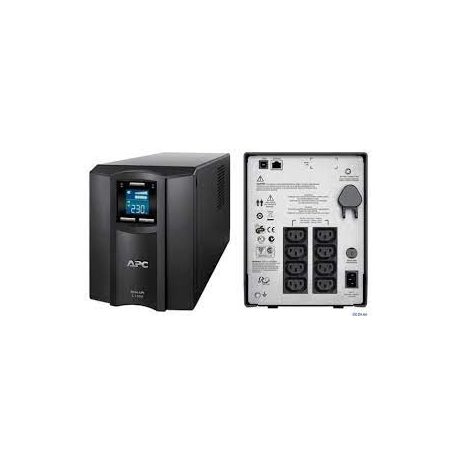 (SMC1000I) APC Smart-UPS C1000VA, szinuszos, LCD